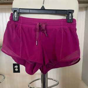 Lululemon Women's Magenta Athletic Shorts